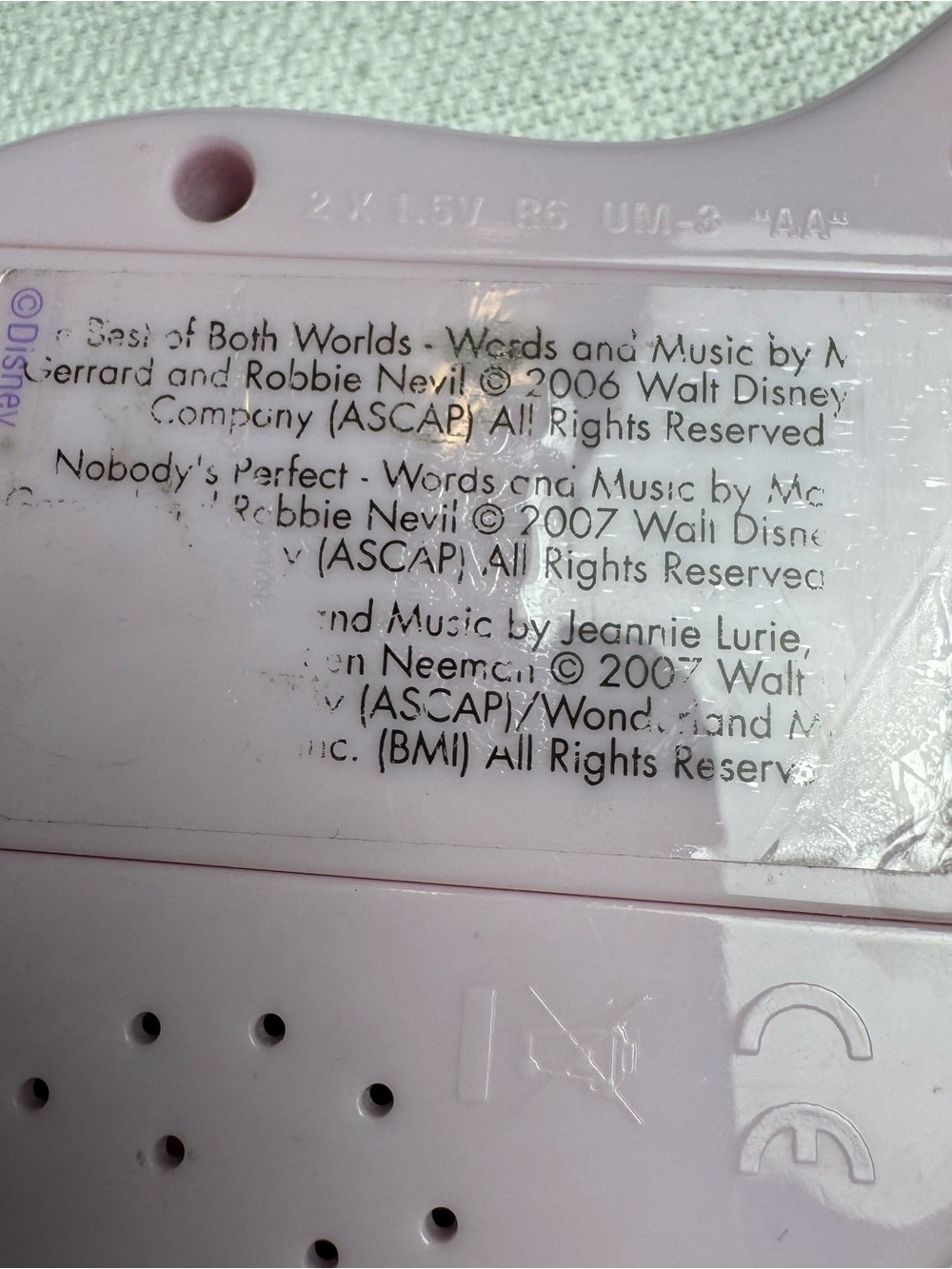 Build a Bear Workshop BABW Hannah Montana Toy Guitar 3 songs - Picture 8 of 15